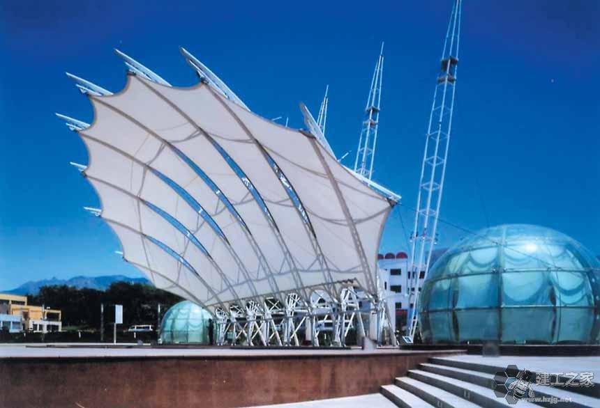 房山车棚膜结构网架